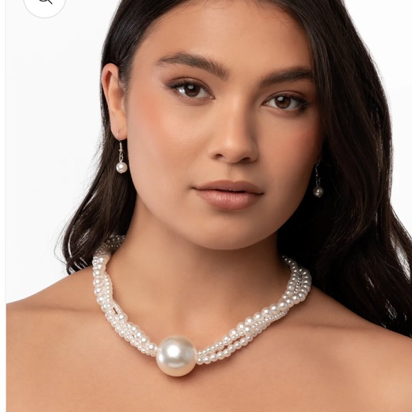 ⚪️🤍⚪️ “POLISHED PROFESSIONAL” WHITE NECKLACE ~ PAPARAZZI❗️ ⚪️🤍⚪️ - Picture 2 of 7